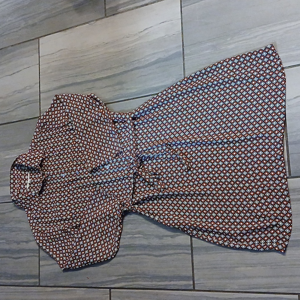 Sophie Max Brown Long Sleeve Shirt Dress - Picture 2 of 8
